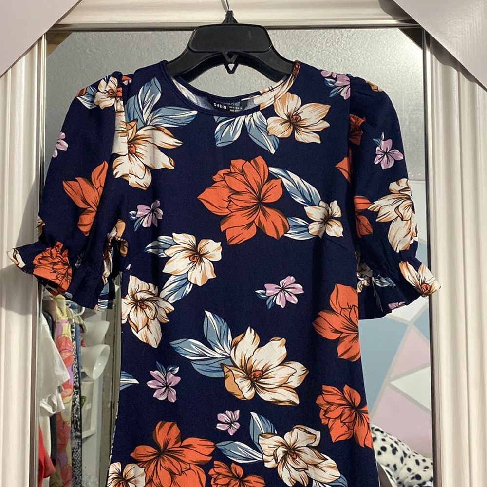 SHEIN Blue Dress.